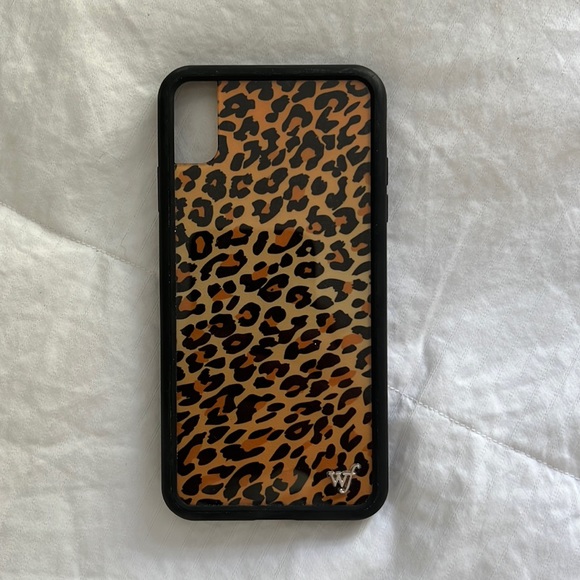 Wildflower Cheetah Print XS Max iPhone Case - Picture 1 of 2